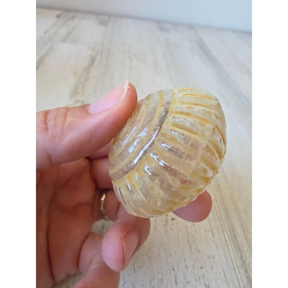 Antique flower medallion mercury glass ornament Xmas tree